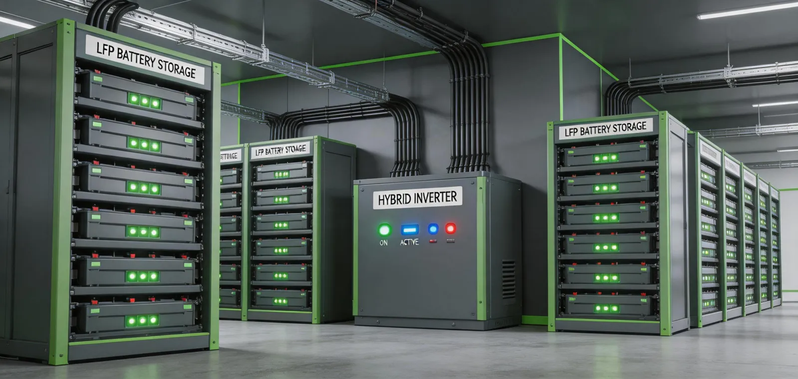 Pylontech battery storage installation